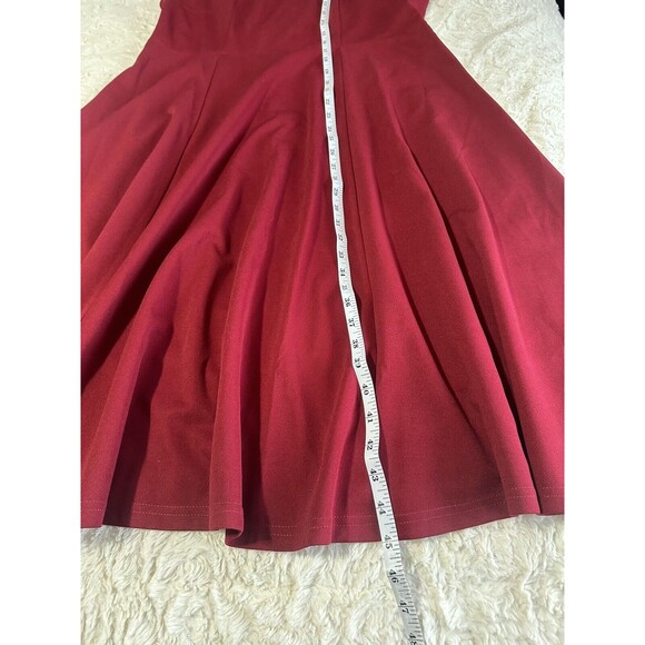 Women Size 2XL Dress Vintage Cocktail Tea Party Dress A-Line Summer Dress Red - Picture 11 of 16